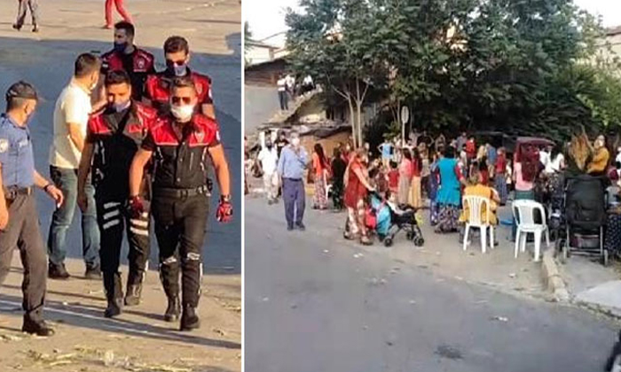 Ataşehir’de sokak düğününe polis baskını